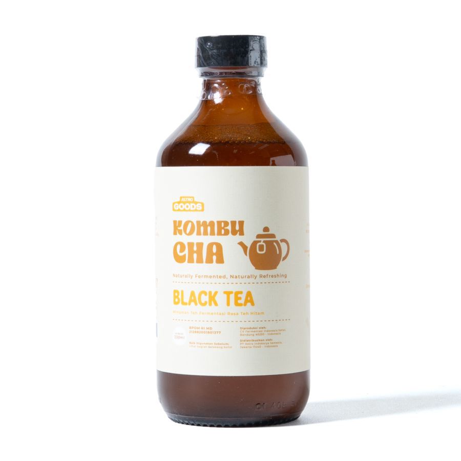 Kombucha Black Tea Teh Fermentasi Astro Goods 330ml