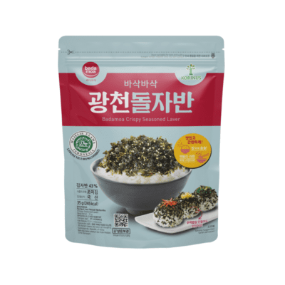 Korinus Badamoa Crispy Seasoned Laver Original Rumput Laut Tabur