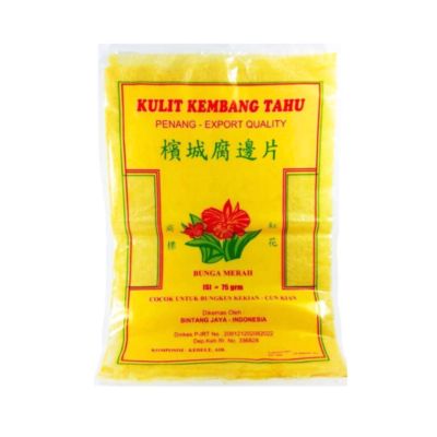 Bunga Merah Penang Kulit Kembang Tahu Kuning