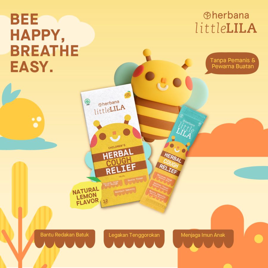 Herbana Little Lila Obat Batuk Anak 12stick 1pcs