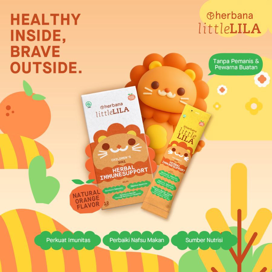 Herbana Little Lila Immunesupport Suplemen Anak 12sticks