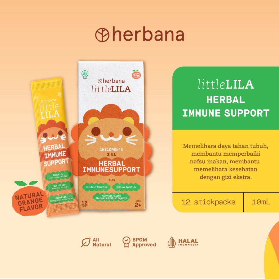 Herbana Little Lila Immunesupport Suplemen Anak 12sticks