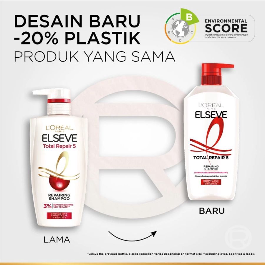 L'Oreal Paris Elseve  Total Repair 5 Repairing Shampoo 400ml