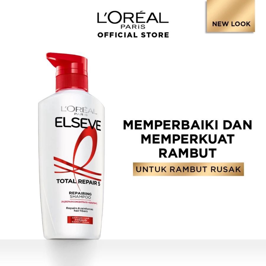 L'Oreal Paris Elseve  Total Repair 5 Repairing Shampoo 400ml