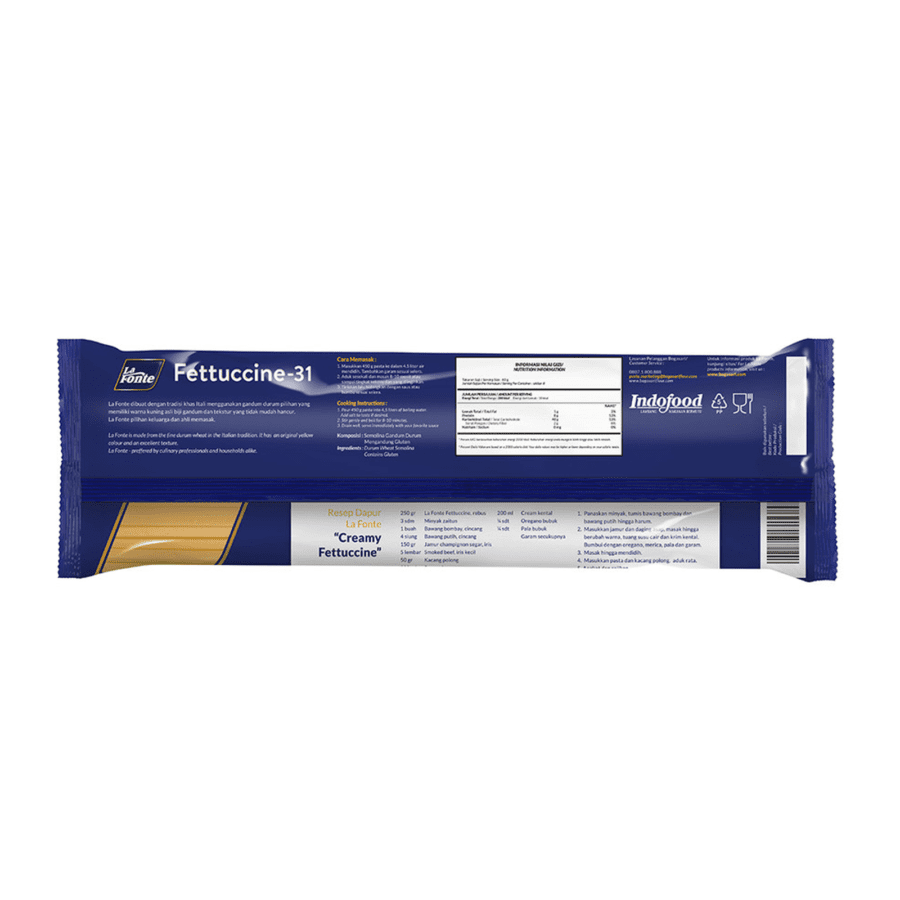 La Fonte Fettucine Pasta 450gram