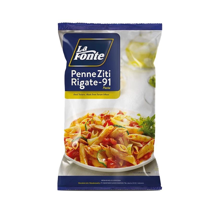 La Fonte Penne Ziti Rigate Pasta 450gram