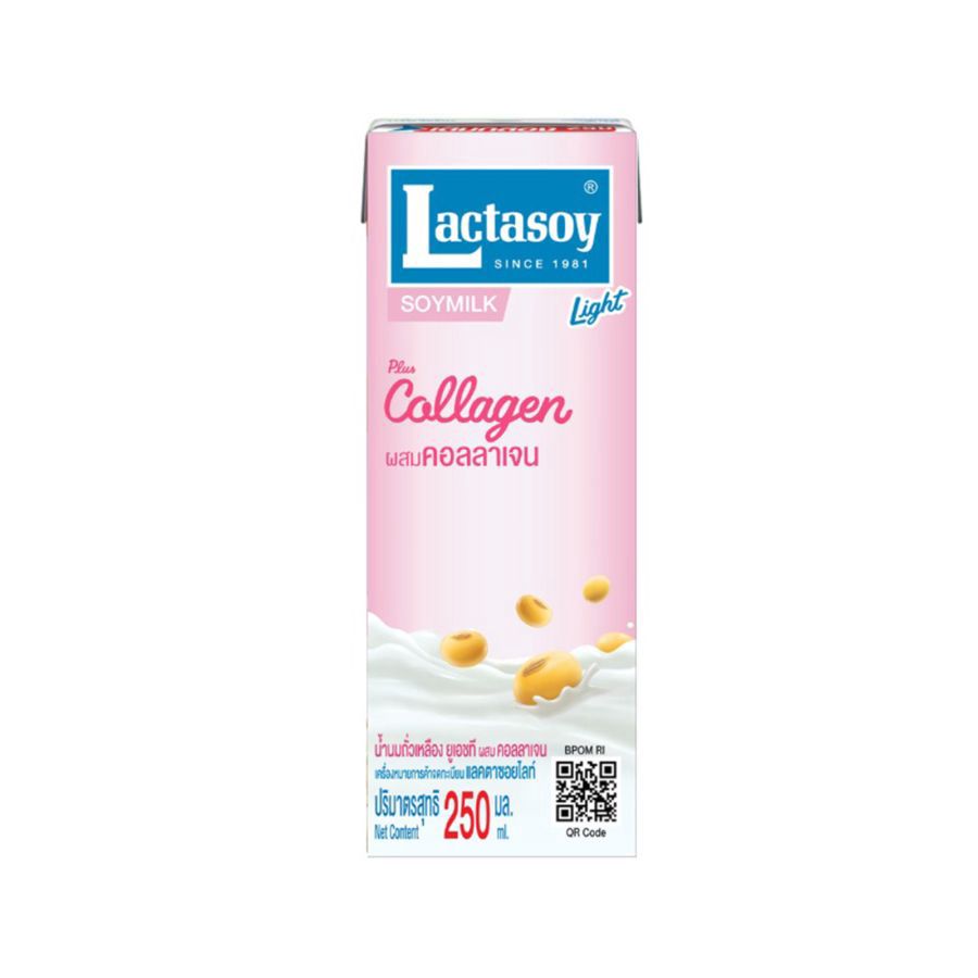 Lactasoy Susu Kedelai Light Collagen 250ml