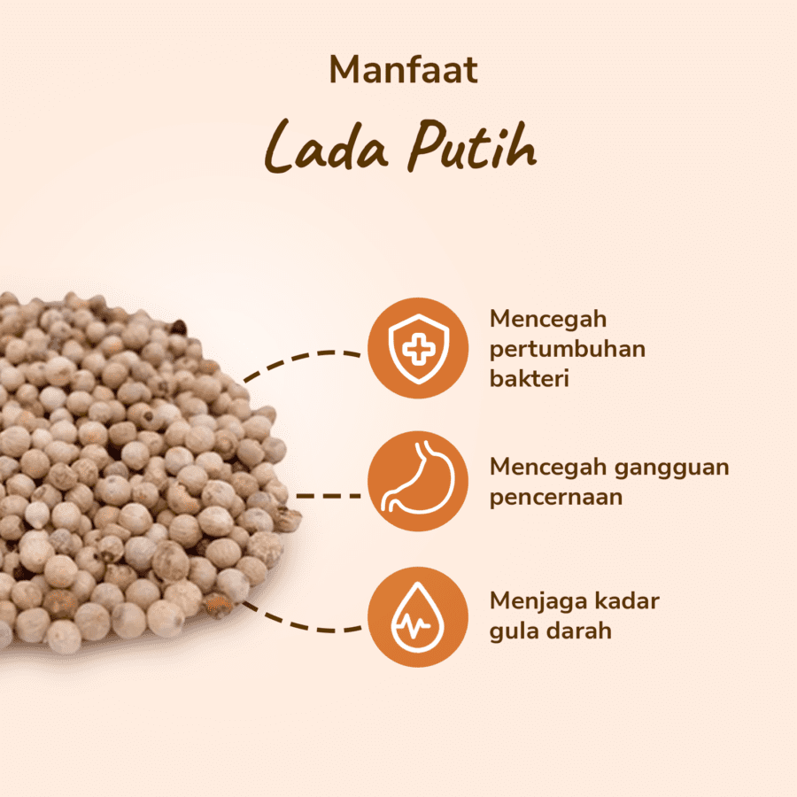 Lada Putih Utuh Astro Farm 100gram