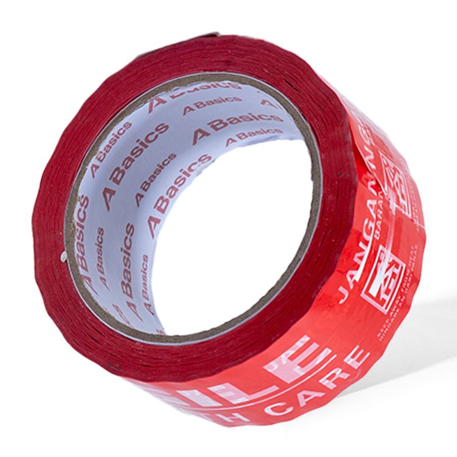 Lakban Fragile 48mm x 90 yard A Basics 1pcs