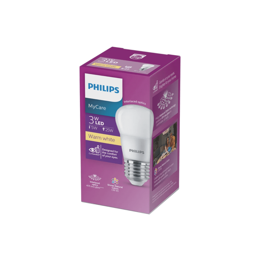 Philips MyCare 3W Warm White Lampu LED 1pcs