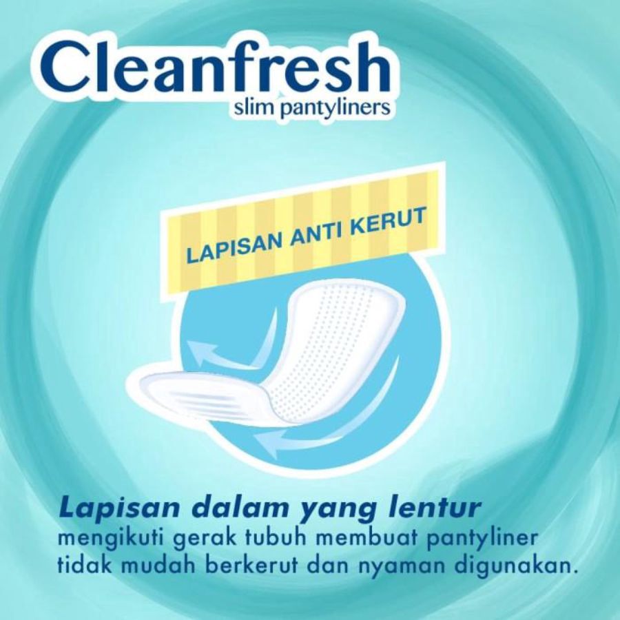 Laurier Cleanfresh Non Parfume Slim Pantyliner 20pads