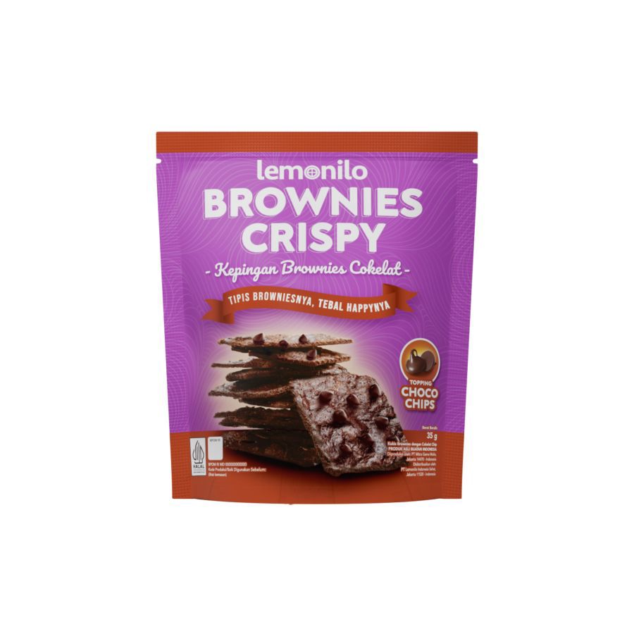 Lemonilo Brownies Crispy Choco Chips 33gram