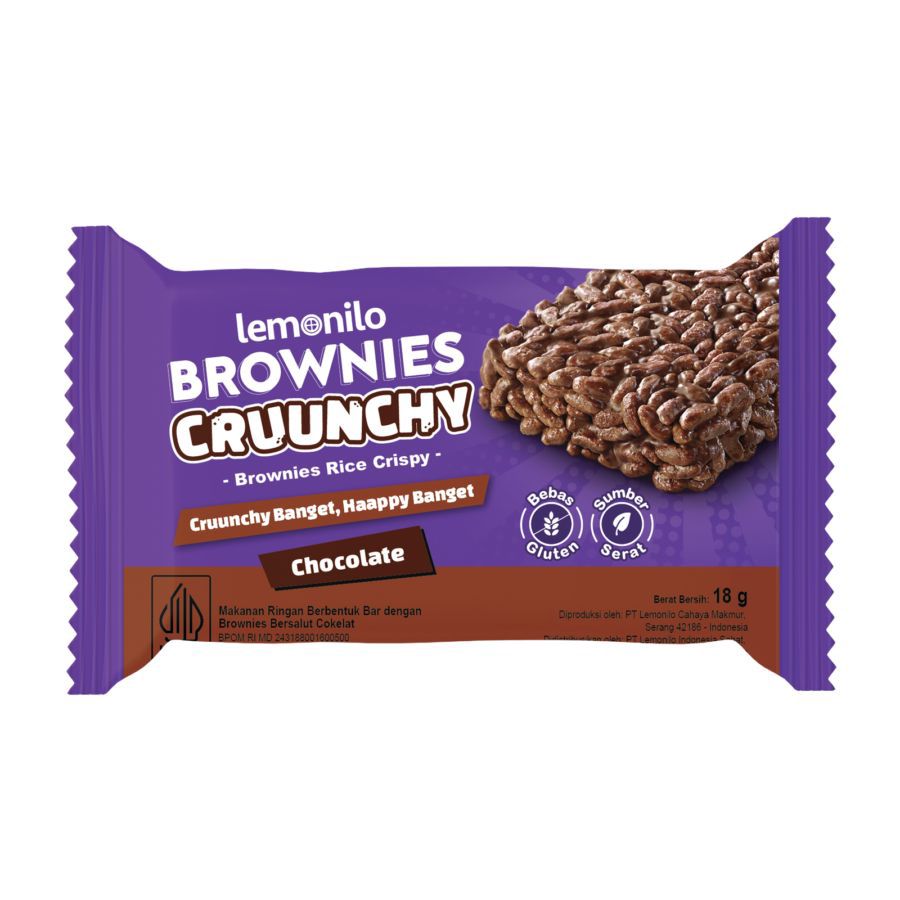 Lemonilo Brownies Crunchy Chocolate 18gram
