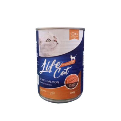 Life Cat Salmon Kitten Makanan Kucing Basah Kaleng