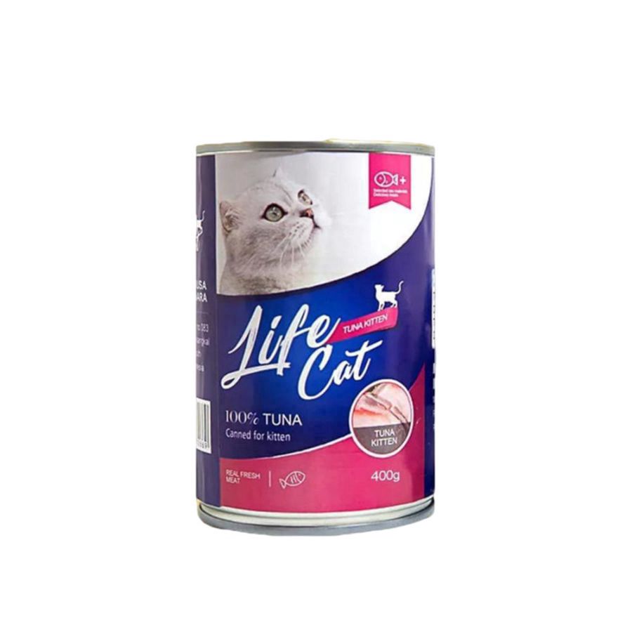 Life Cat Tuna Kitten Makanan Kucing Basah 400gram