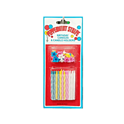 Lilin Ulang Tahun Peppermint Stripe