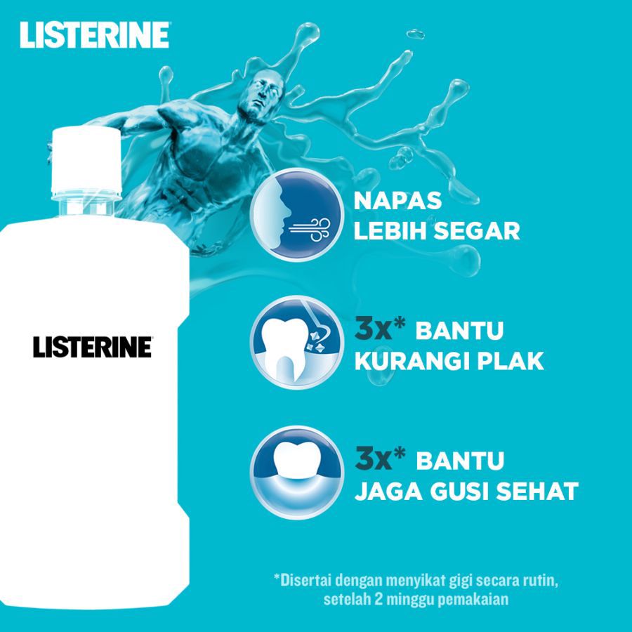 Listerine Cool Mint Antiseptic Mouthwash 500ml
