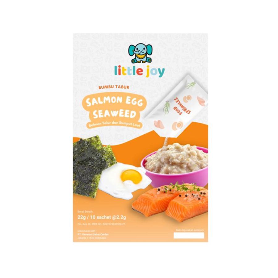 Little Joy Bumbu Tabur with Egg, Salmon, & Seaweed MPASI 220gr 10pcs