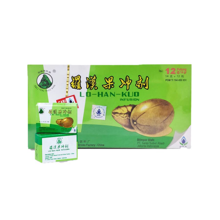 Lo Han Kuo Infusion Obat Herbal Panas Dalam 168gram