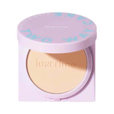 Luxcrime Silk Glow Blur & Cover Two Way Cake Bedak Padat