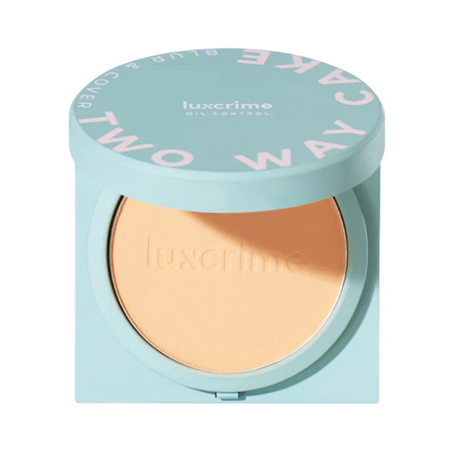 Luxcrime Oil Control Blur & Cover Cream Puf Bedak Two Way Cake 8gram