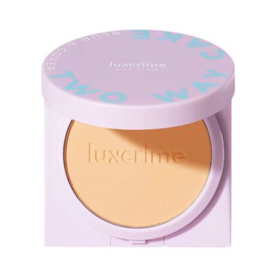 Luxcrime Silk Glow Blur & Cover Two Way Cake Bedak Padat