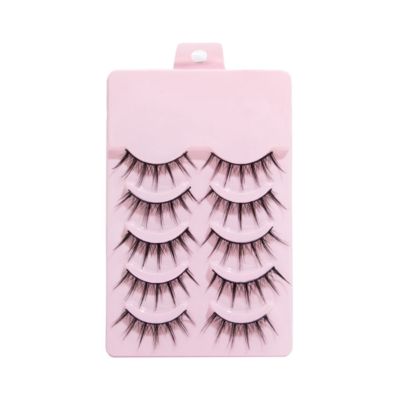 MAANGE 5 Pairs of Natural 3D False Eyelashes Bulu Mata Palsu 1464 X002