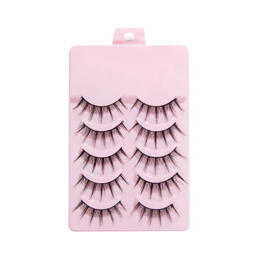 MAANGE 5 Pairs of Natural 3D False Eyelashes Bulu Mata Palsu 1464 X002 100gram