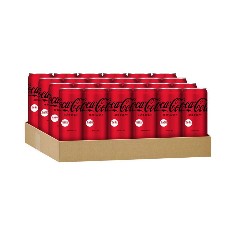 Coca-Cola Zero Minuman Soda Can Dus 250ml