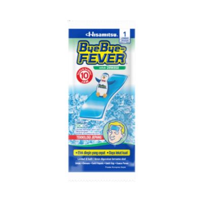 Hisamitsu Bye Bye Fever Plester Kompres Demam Dewasa