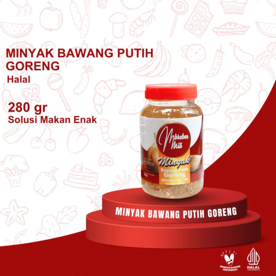 Mbrebes Mili Minyak Bawang Putih Goreng 280ml