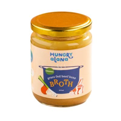 Hungry Alana Grass Fed Beef Bone Broth High Fat MPASI