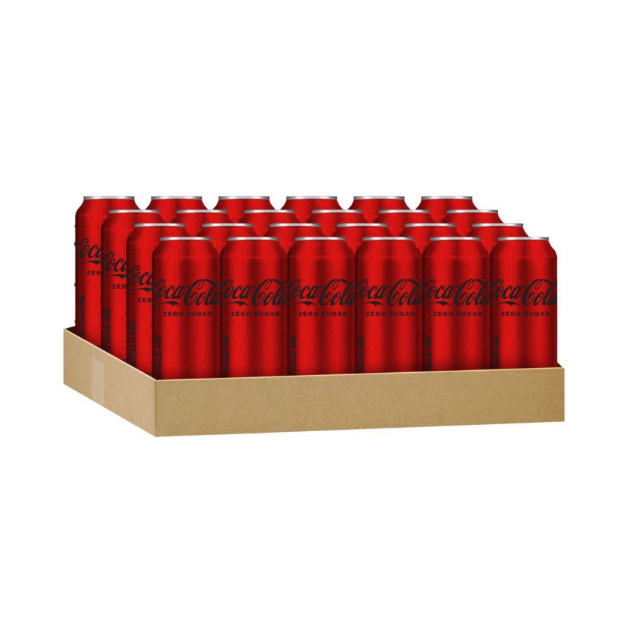 Coca-Cola Zero Minuman Soda Can Dus 24pcs x 330ml 1dus