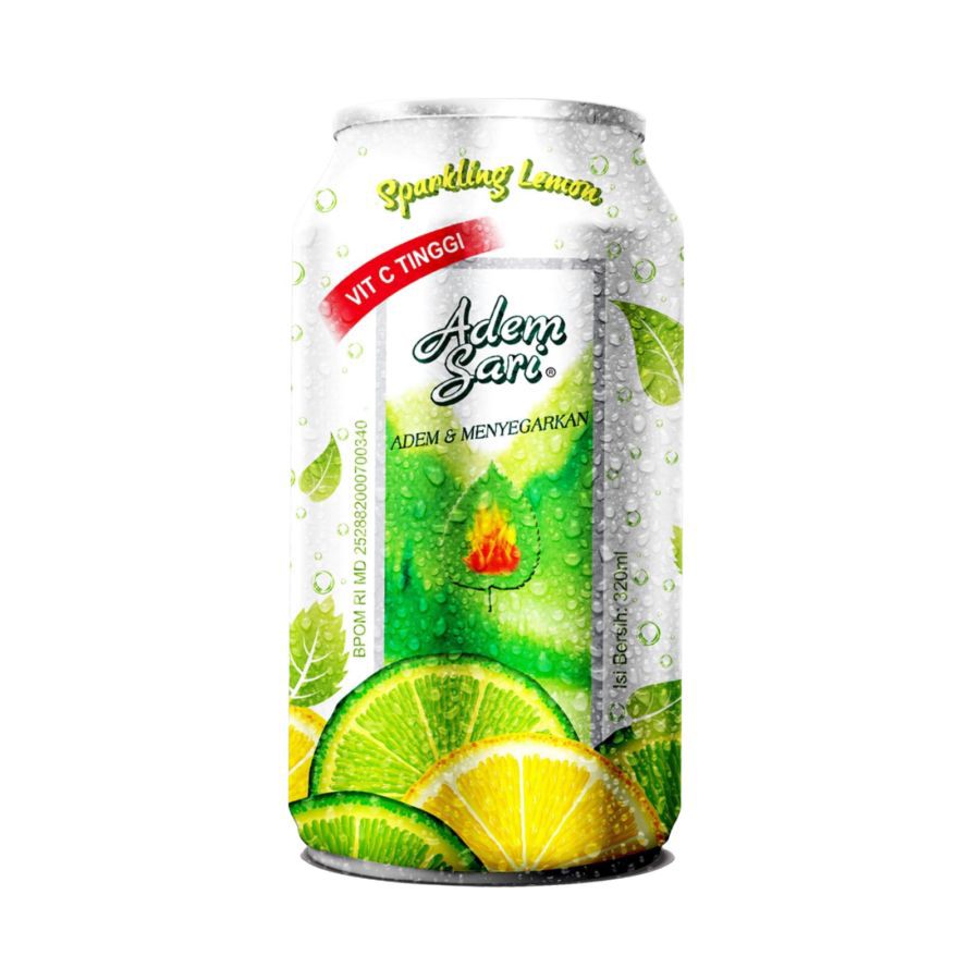 Adem Sari Ching Ku Sparkling Herbal Lemon 320ml