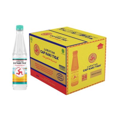 Larutan Cap Kaki Tiga Tawar Dus 24pcs x 500ml