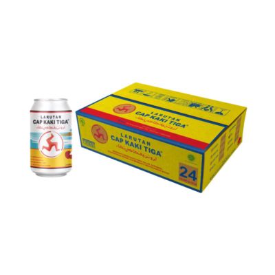 Larutan Cap Kaki Tiga Leci Dus 24pcs x 320ml