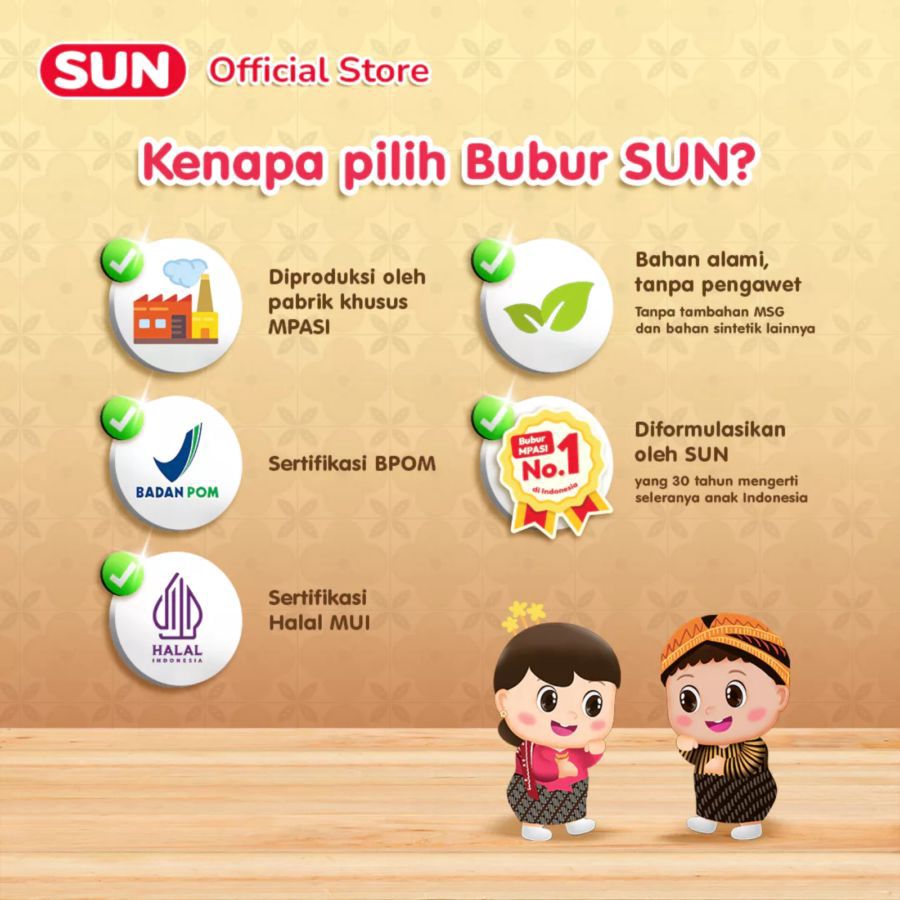 SUN Bubur Tim Opor Ayam Box MPASI 8+ Bulan 100gram