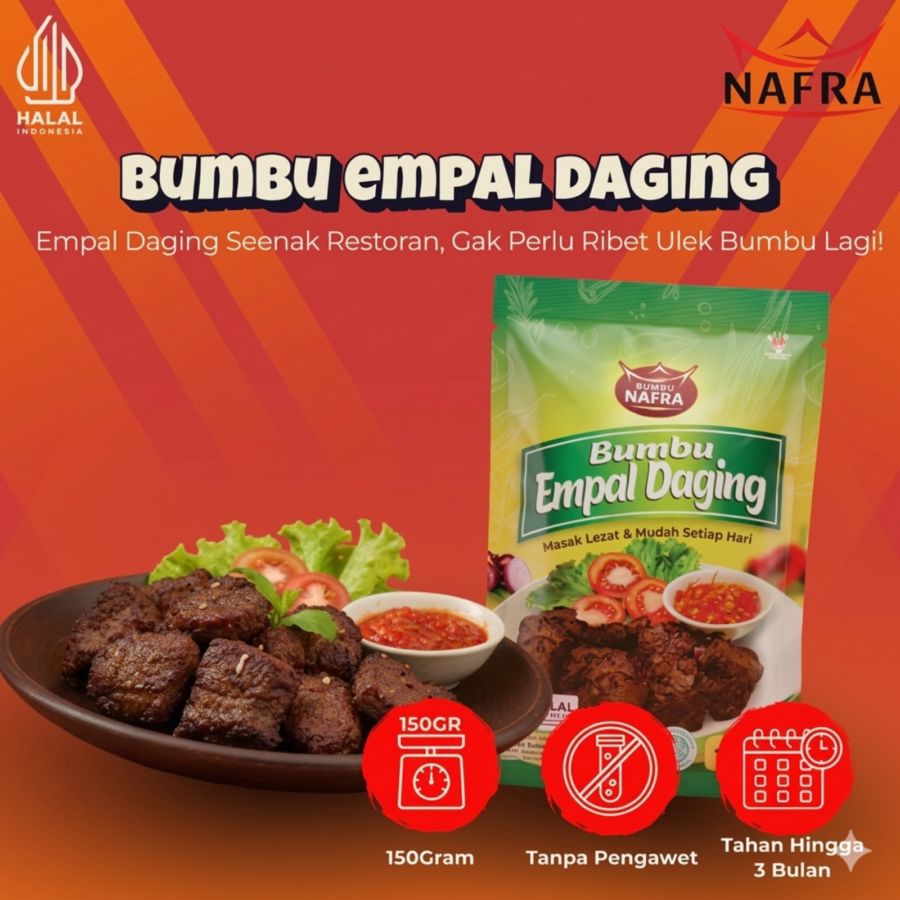 Nafra Bumbu Empal Daging 150gram