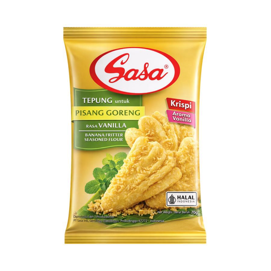 Sasa Tepung Bumbu Pisang Goreng Rasa Vanilla 70gram