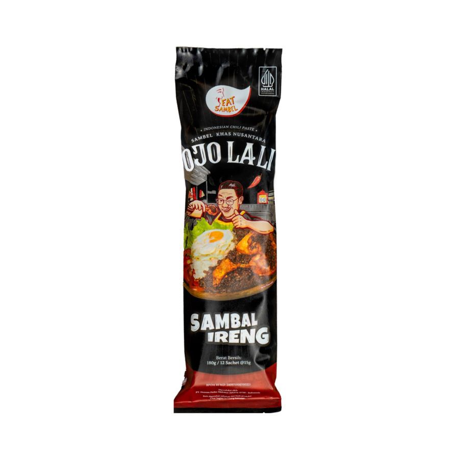 EatSambel Sambal Ireng 15gr x 12 sachets 1pack