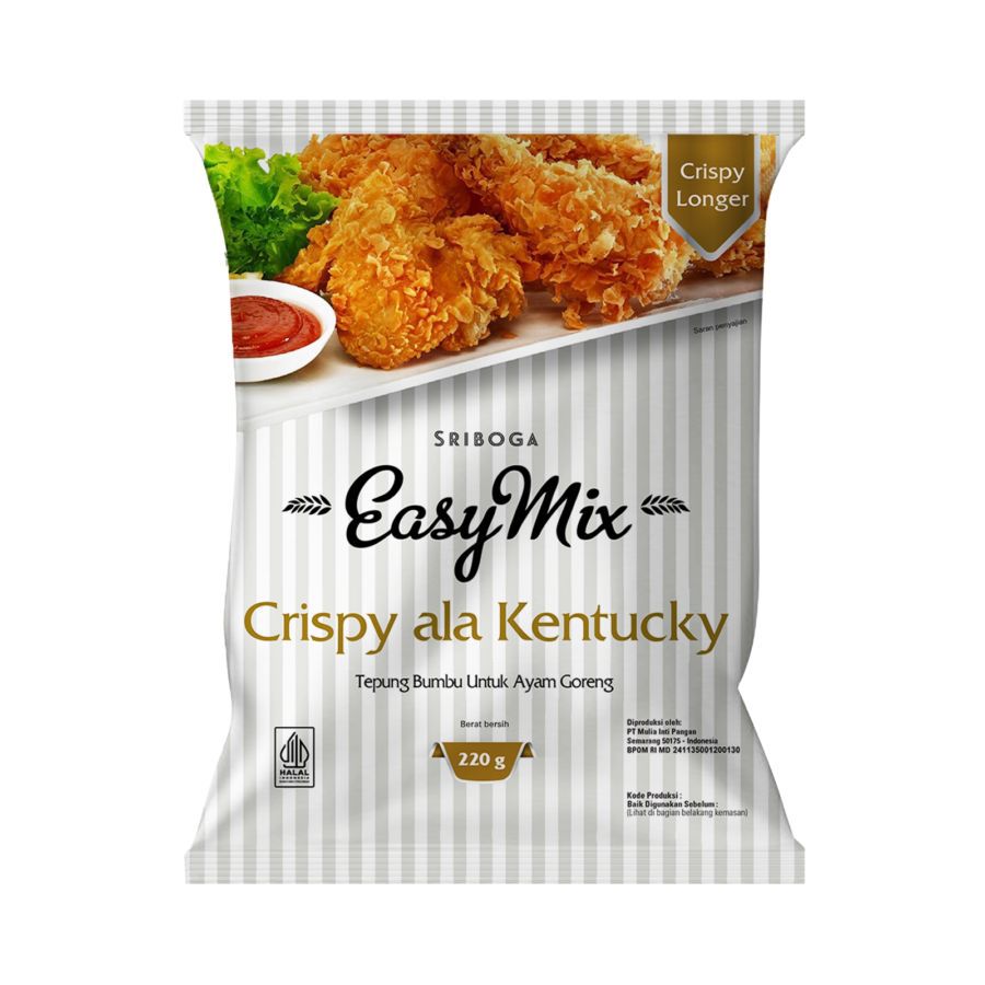 Sriboga EasyMix Tepung Bumbu Crispy Ala Kentucky 220gram