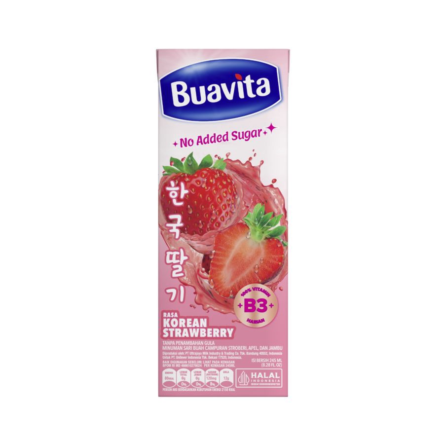 Buavita Korean Strawberry Juice 245ml