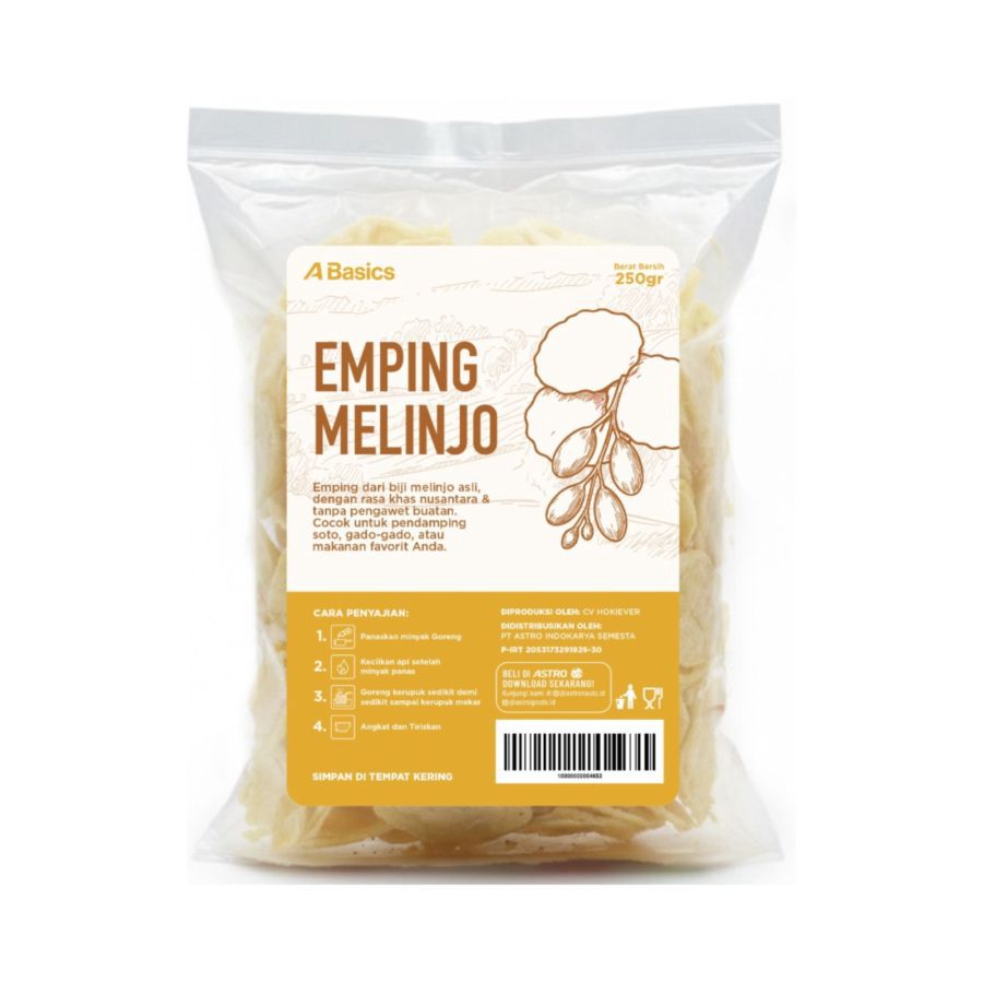 Emping Melinjo A Basics 250gram