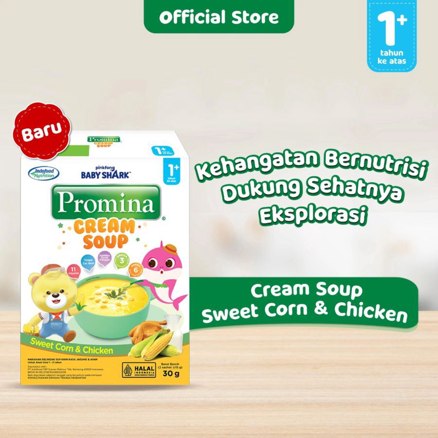 Promina Cream Soup Sweet Corn & Chicken 1+ Tahun
