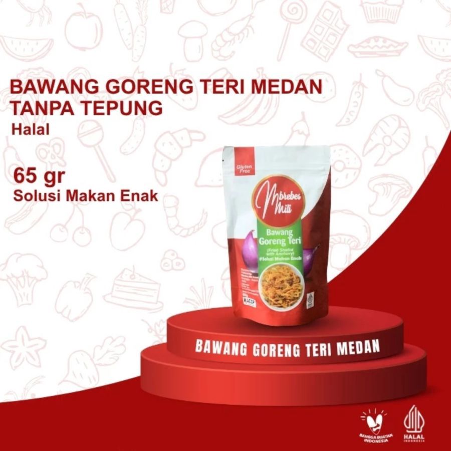 Mbrebes Mili Bawang Goreng Teri 65gram