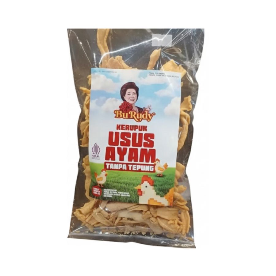 Bu Rudy Kerupuk Usus Ayam Tanpa Tepung 100gram