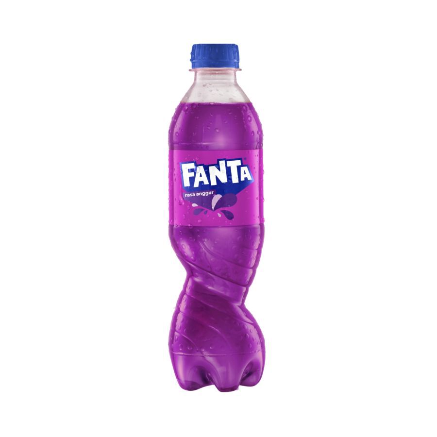 Fanta Grape Minuman Soda Botol 390ml