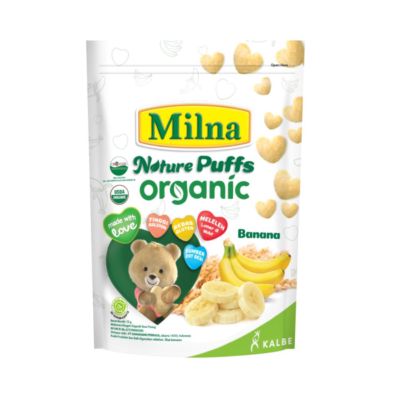 Milna Nature Puff Organik Pisang Snack Bayi