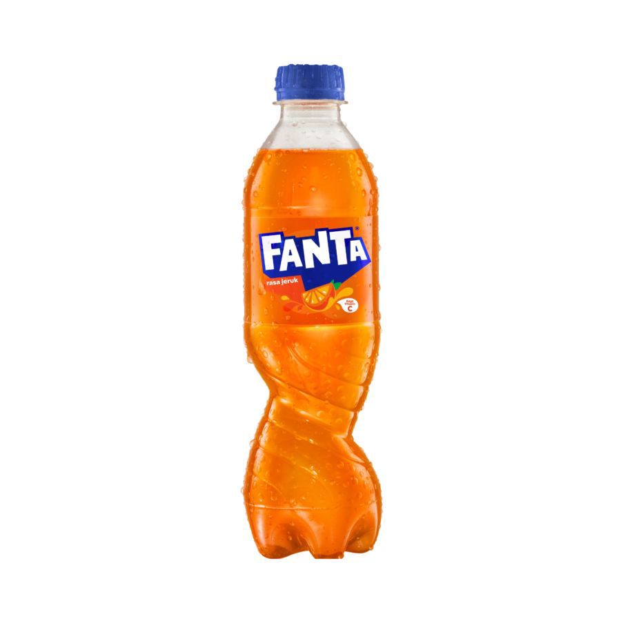 Fanta Orange Minuman Soda Botol 390ml