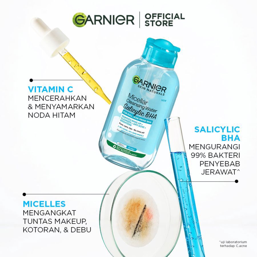 Garnier Salicylic BHA For Dull & Acne Prone Skin Micellar Cleansing Water 400ml